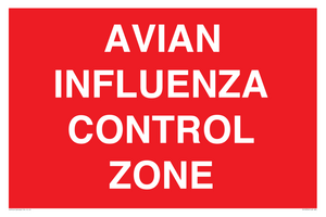 AVIAN INFLUENZA CONTROL ZONE
